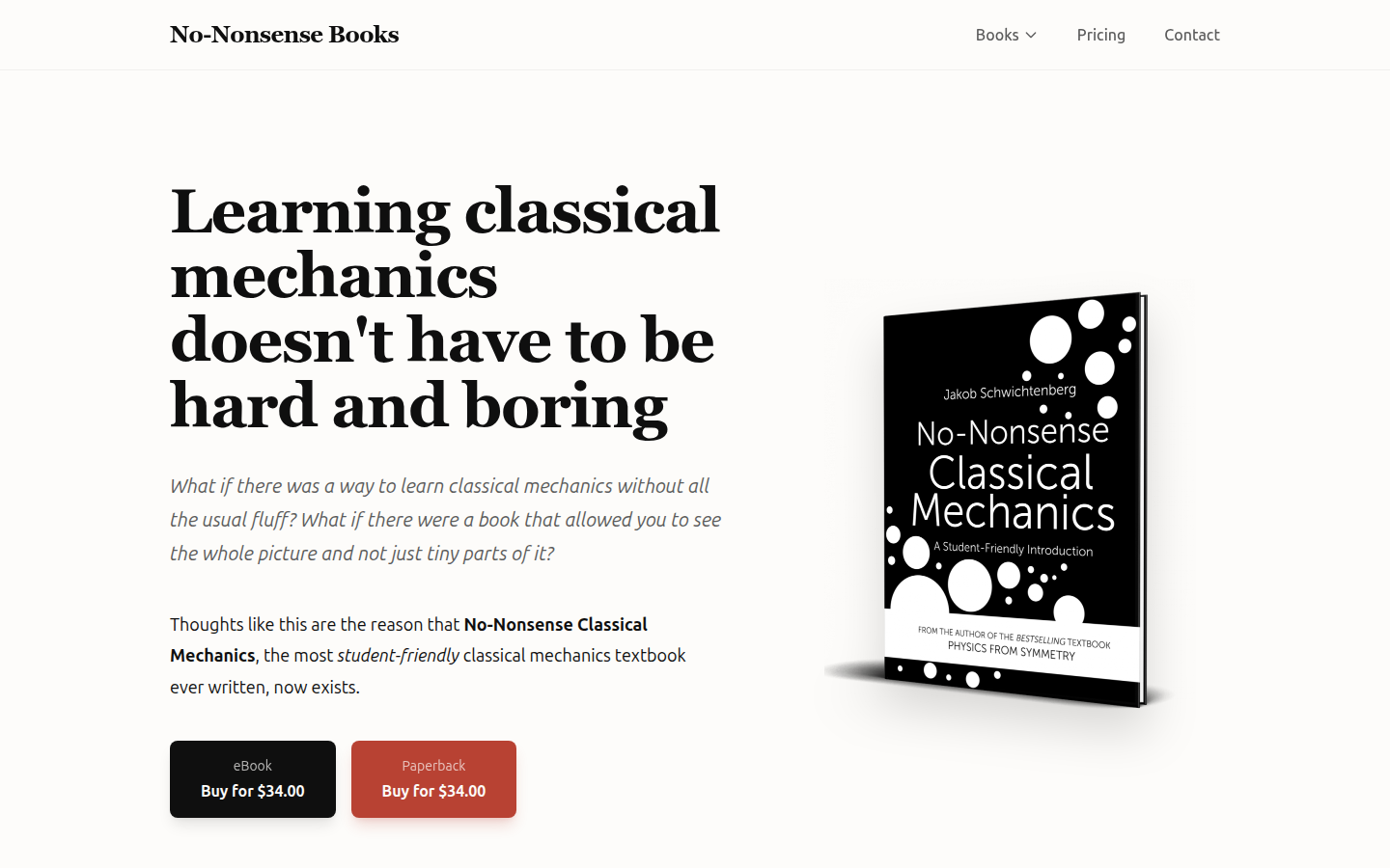 Learning classical mechanics doesn't have to be hard and boring