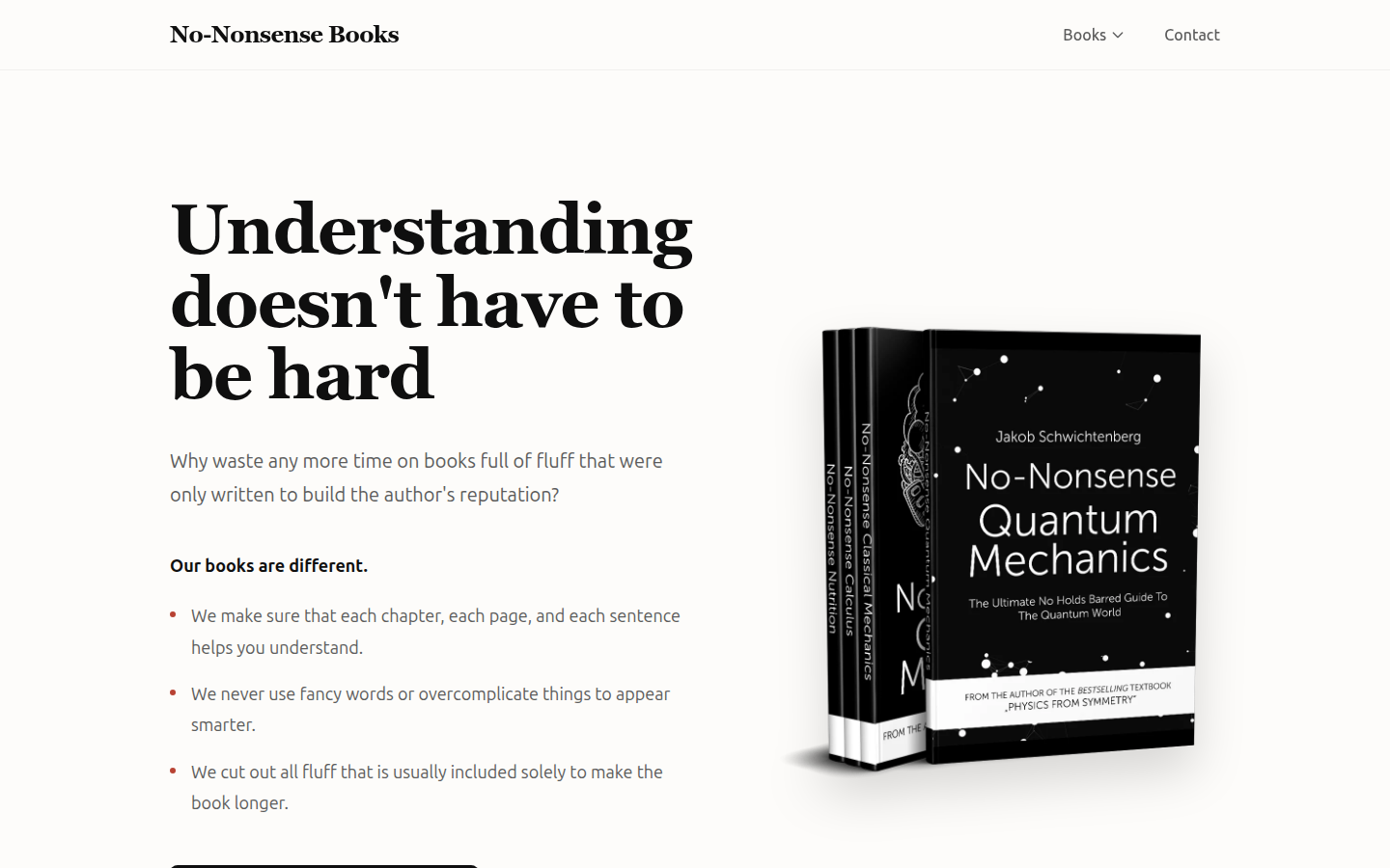 Understanding doesn't have to be hard