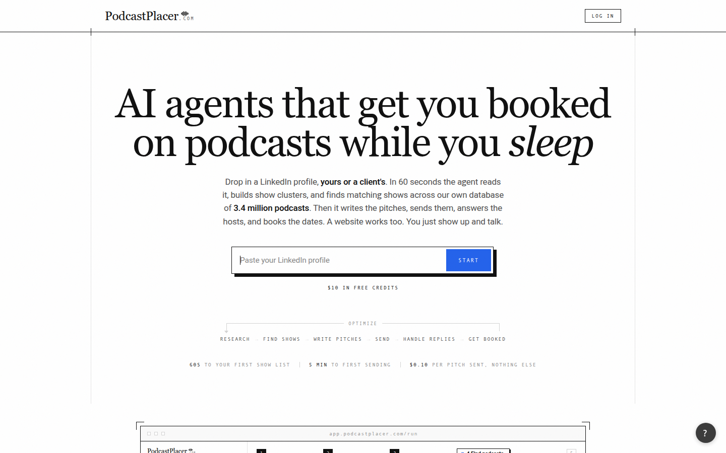 AI agents that get you booked on podcasts while you sleep