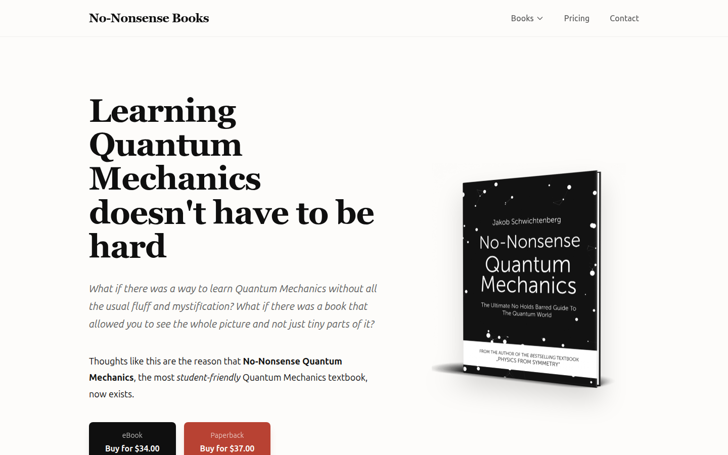 Learning Quantum Mechanics doesn't have to be hard
